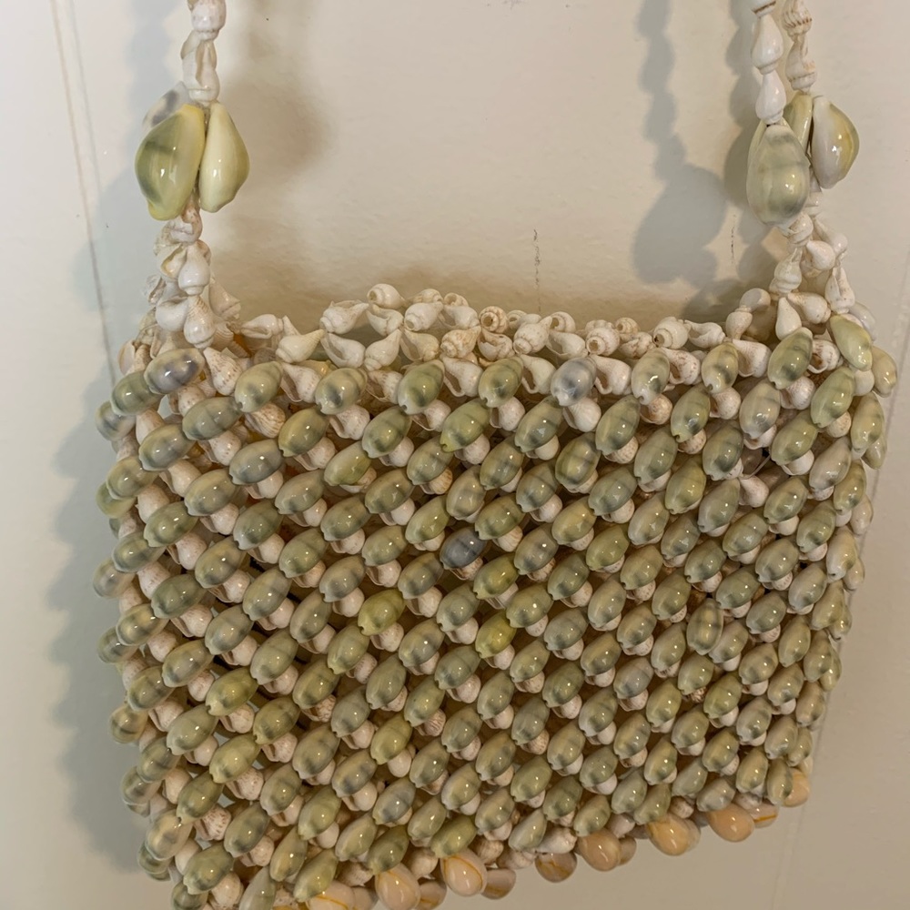 Vintage White Seashell Shoulder Bag - Picture 5 of 7